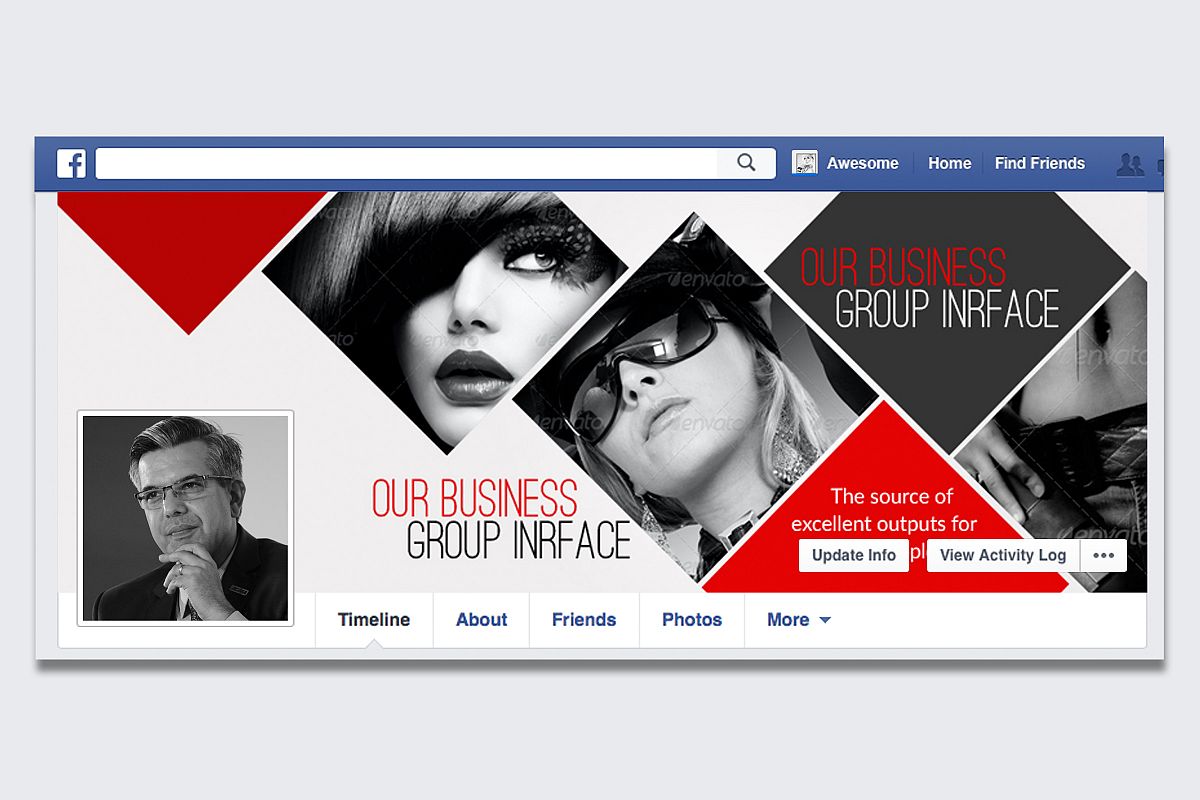 Stylish Facebook Timeline Cover example image 1