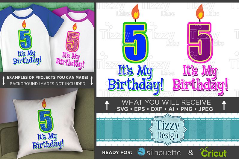 5th Birthday Svg - Its My Birthday SVG Birthday Shirt - 1032 example image 1
