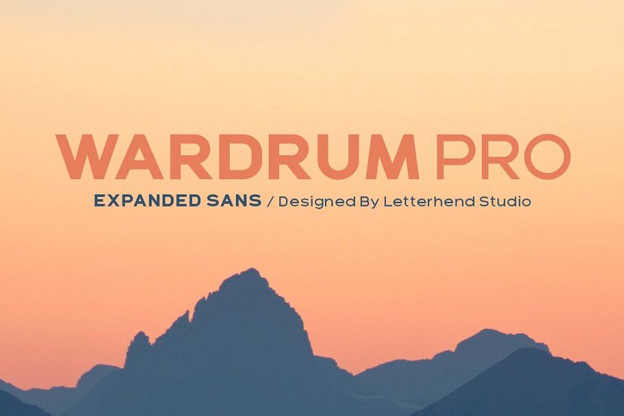 Wardrum PRO Sans Serif example image 1