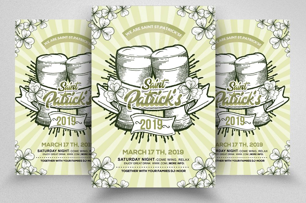 St. Patricks Day Flyer Template example image 1