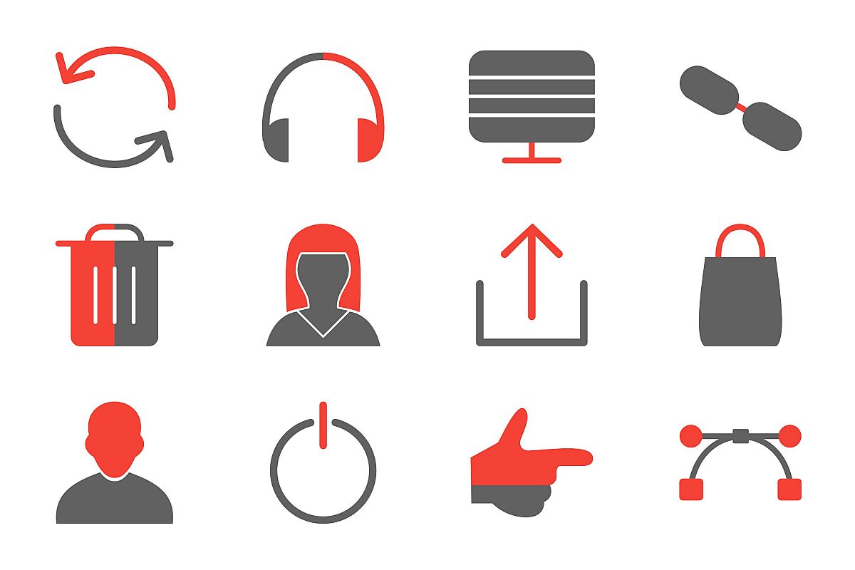 Set Of Multimedia Icons example image 1