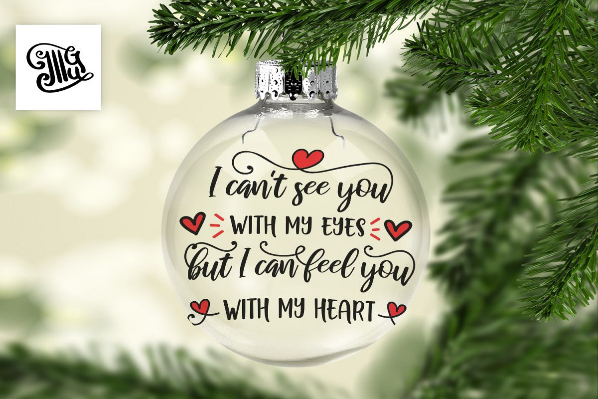 I can't see you with my eyes - Memorial example image 1
