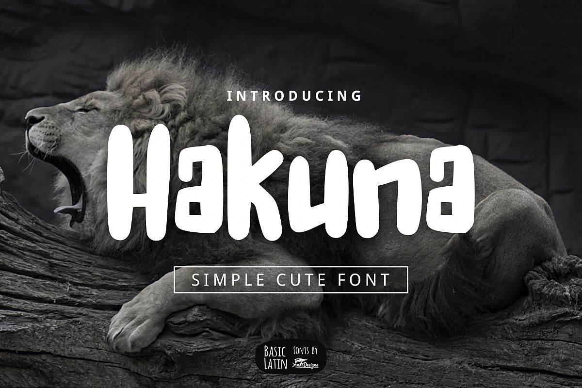 Hakuna Cute Font example image 1