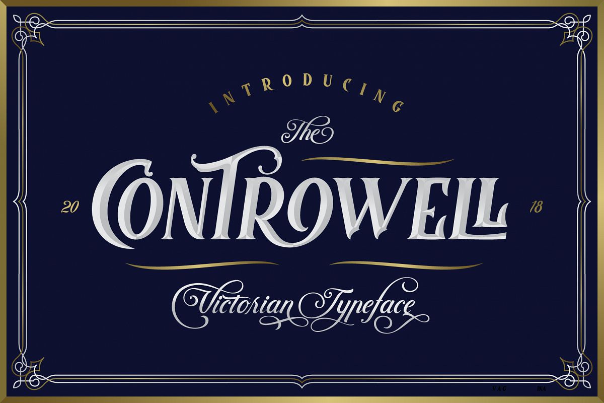 Controwell Victorian Typeface example image 1