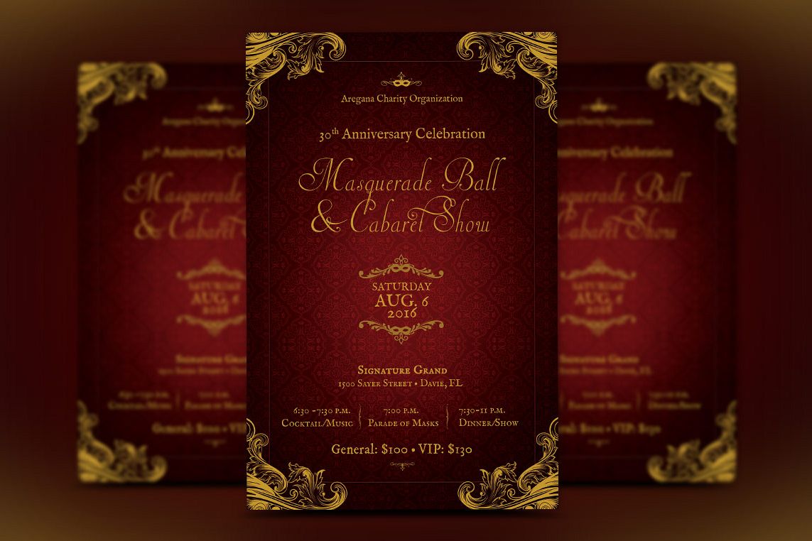 Cabaret Show Flyer Template example image 1