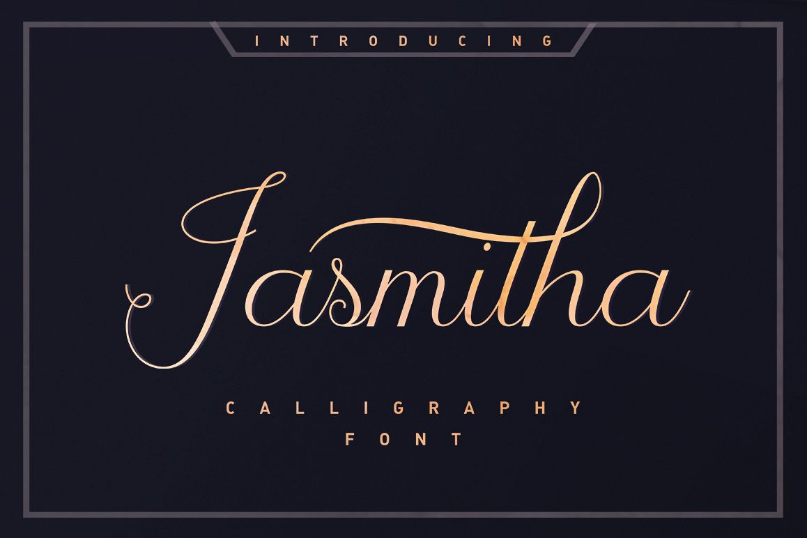 Jasmitha Script example image 1