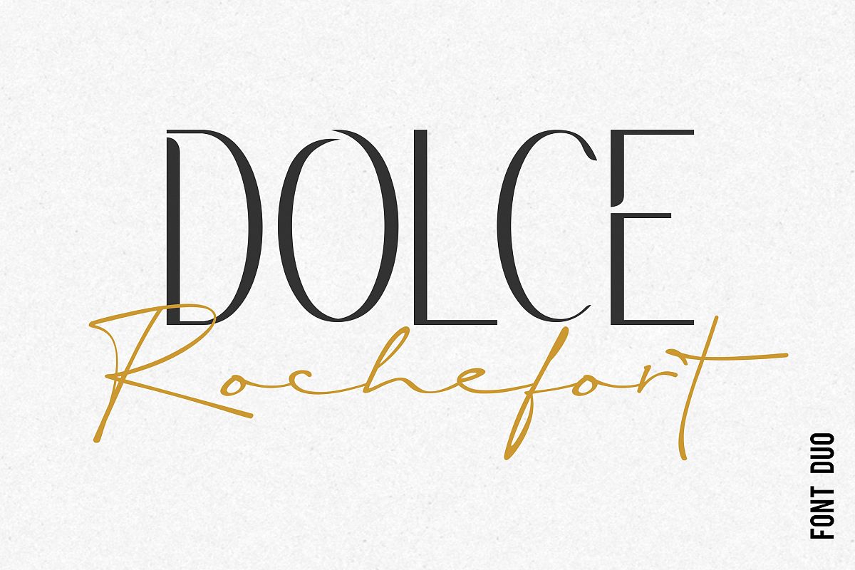 Rochefort | Luxury Signature Font Duo example image 1