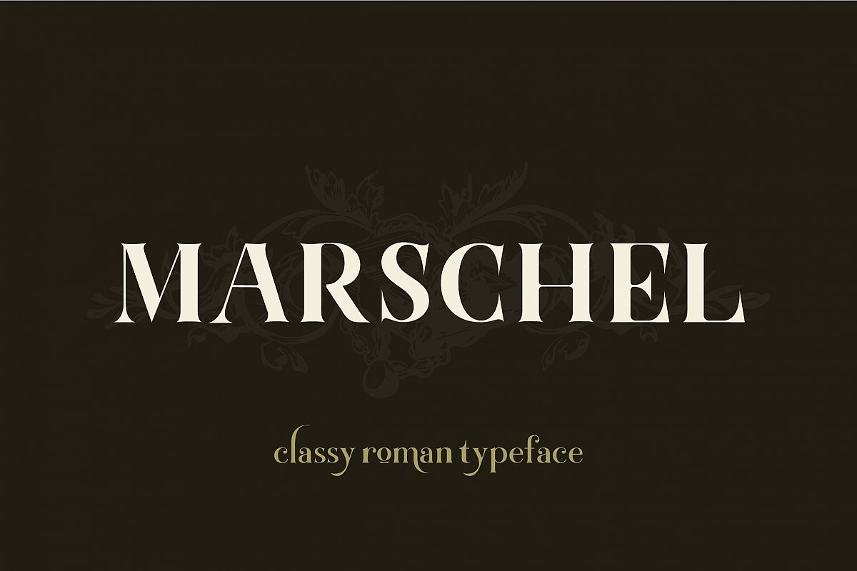 Marschel | a Classy Roman Typeface example image 1