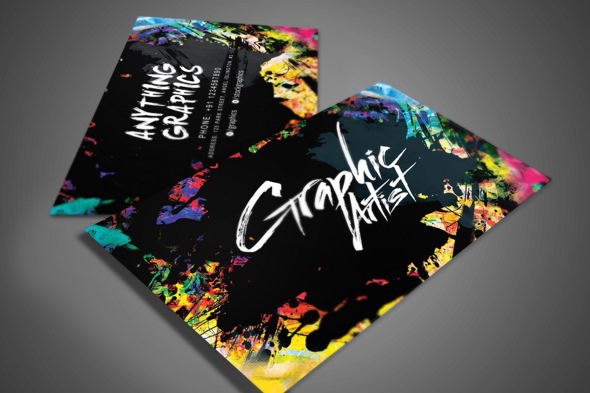 Artistic Business Card for Designers example image 1