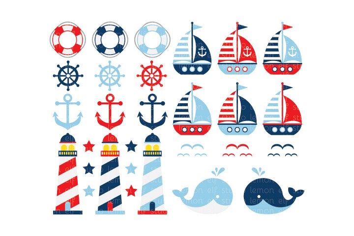 Sailing Away-Digital Clipart (LES.CL13A) example image 1