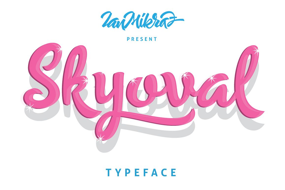Skyoval Typeface example image 1