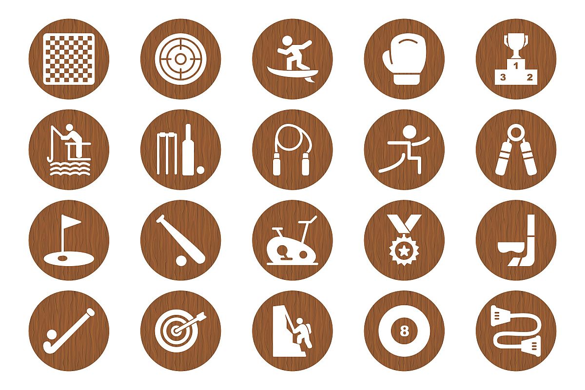 Set Of Sports And Game Icons example image 1