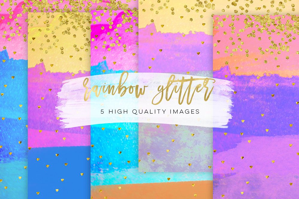 Clip Art watercolor paper glam sticker paper 300 dpi, glitter stickers, summer glitter, Personal Size Weekly Kit Paper, diamond party DIY example image 1