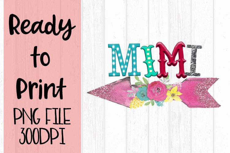 Mimi Funky Arrow Ready to Print example image 1