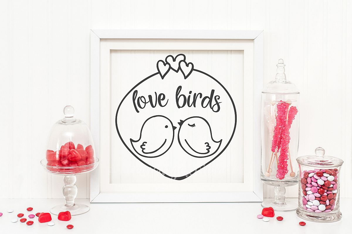 Love Birds SVG example image 1