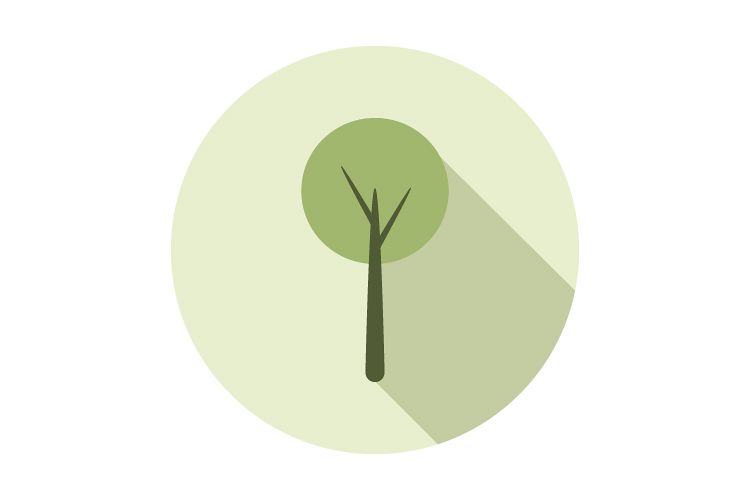 Tree icon example image 1