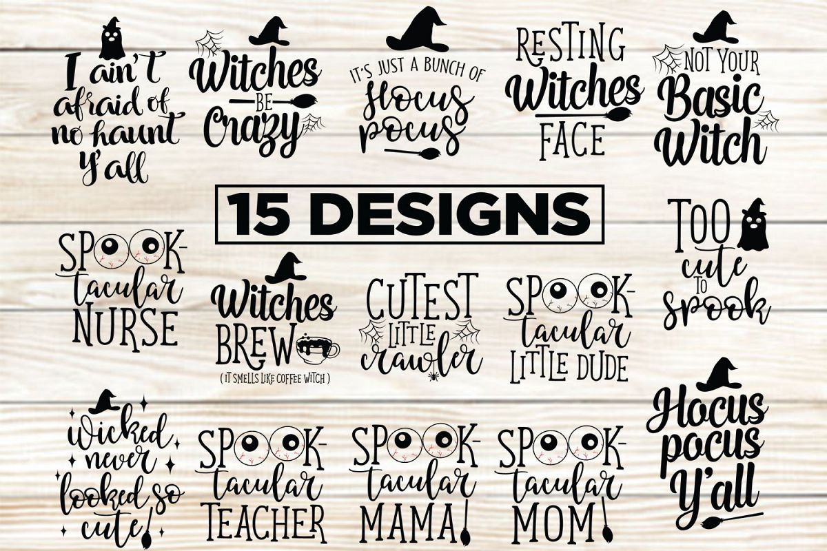 15 Halloween Designs 5 Halloween Printable example image 1