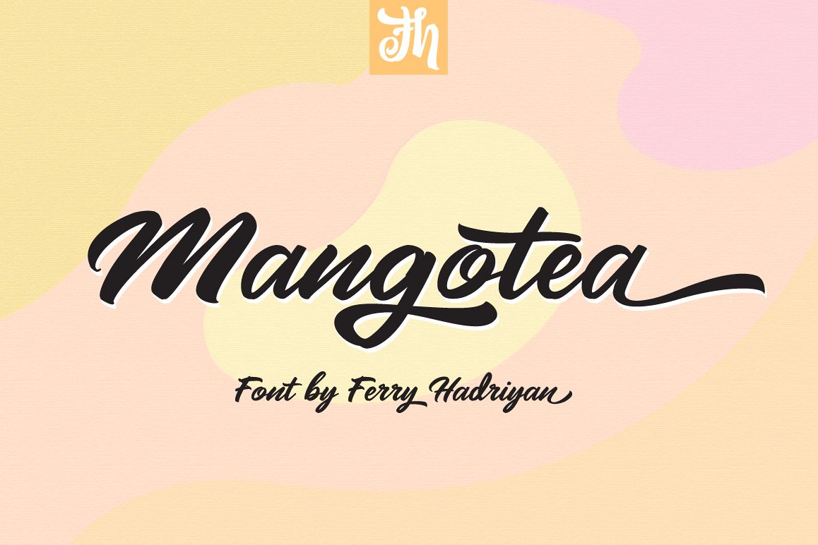 Mangotea - Script Font example image 1