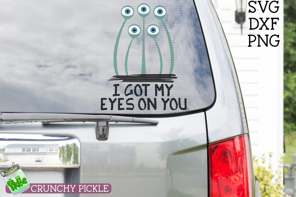 I Got My Eyes On You Halloween SVG example image 1