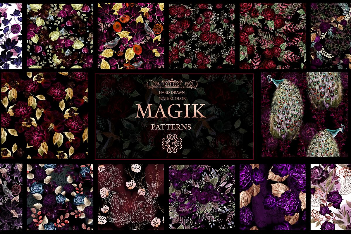 Hand Drawn 86 MAGIK PATTERNS example image 1