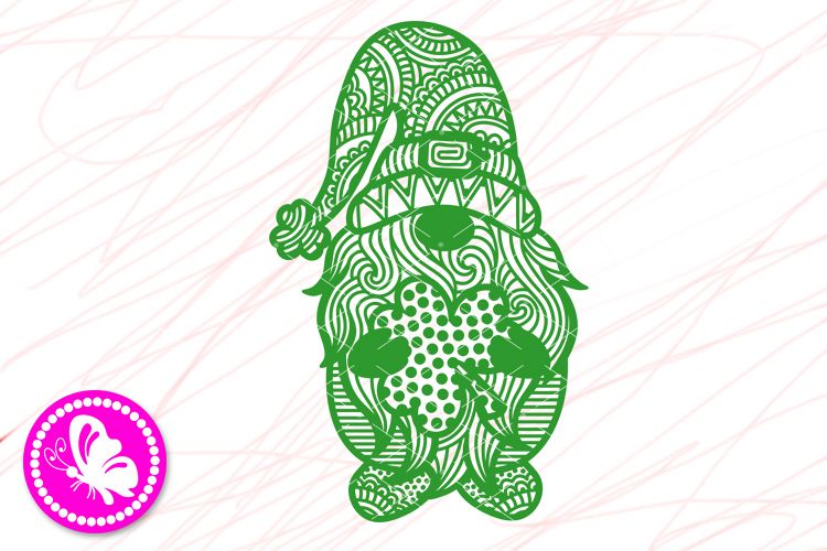 Download Irish Gnome Zentangle Svg St Patrick S Day Decor Mandala 3D SVG Files Ideas | SVG, Paper Crafts, SVG File