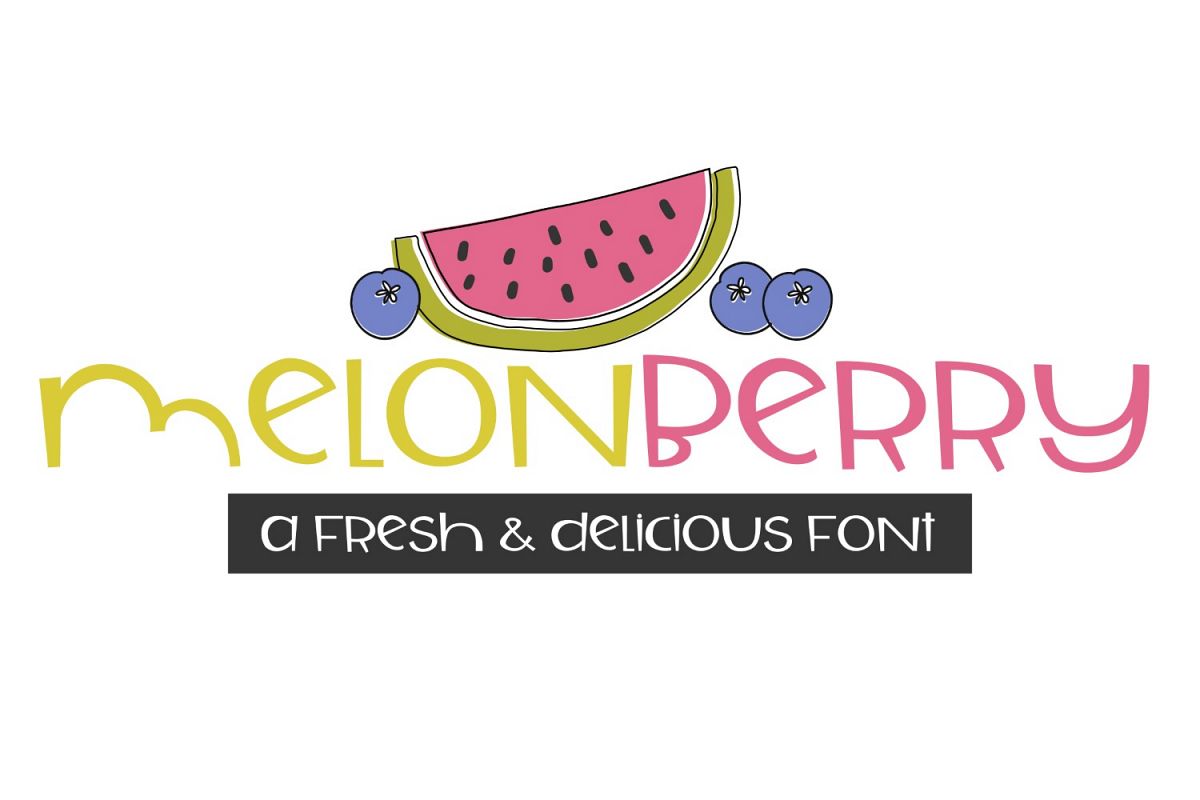 Melonberry Handwritten Font example image 1