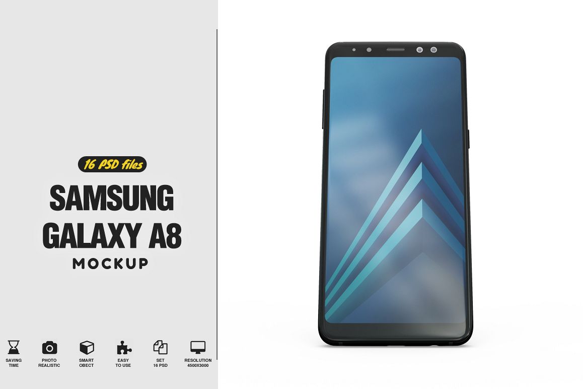 Samsung Galaxy A8 Mockup example image 1