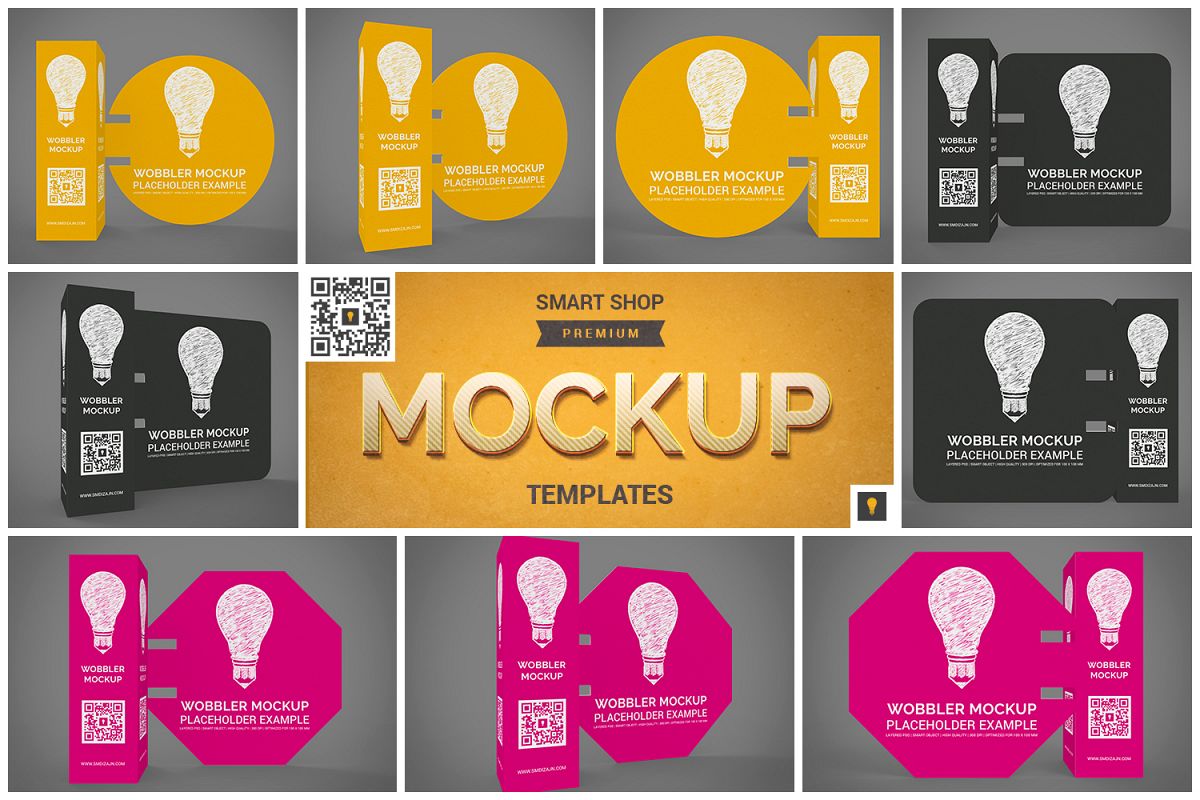 3D Wobbler Mockup example image 1