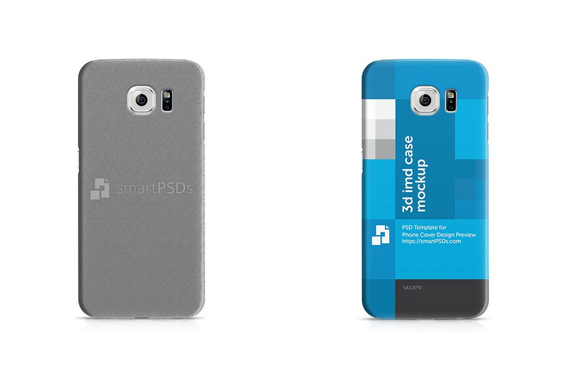 Samsung Galaxy S6 3d IMD Mobile Case Design Mockup 2015 example image 1
