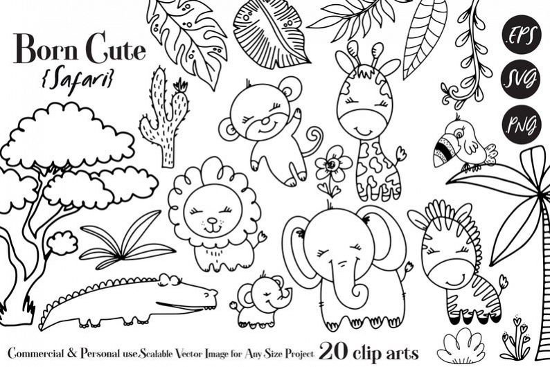 Free Free 142 Baby Jungle Animal Svg SVG PNG EPS DXF File