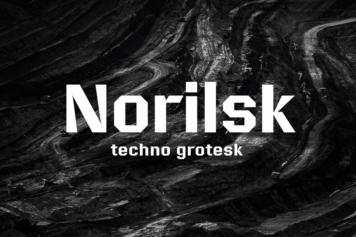 Norilsk font example image 1