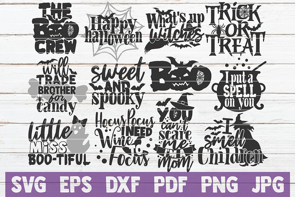 Halloween SVG Bundle | Scary Halloween Cut Files example image 1