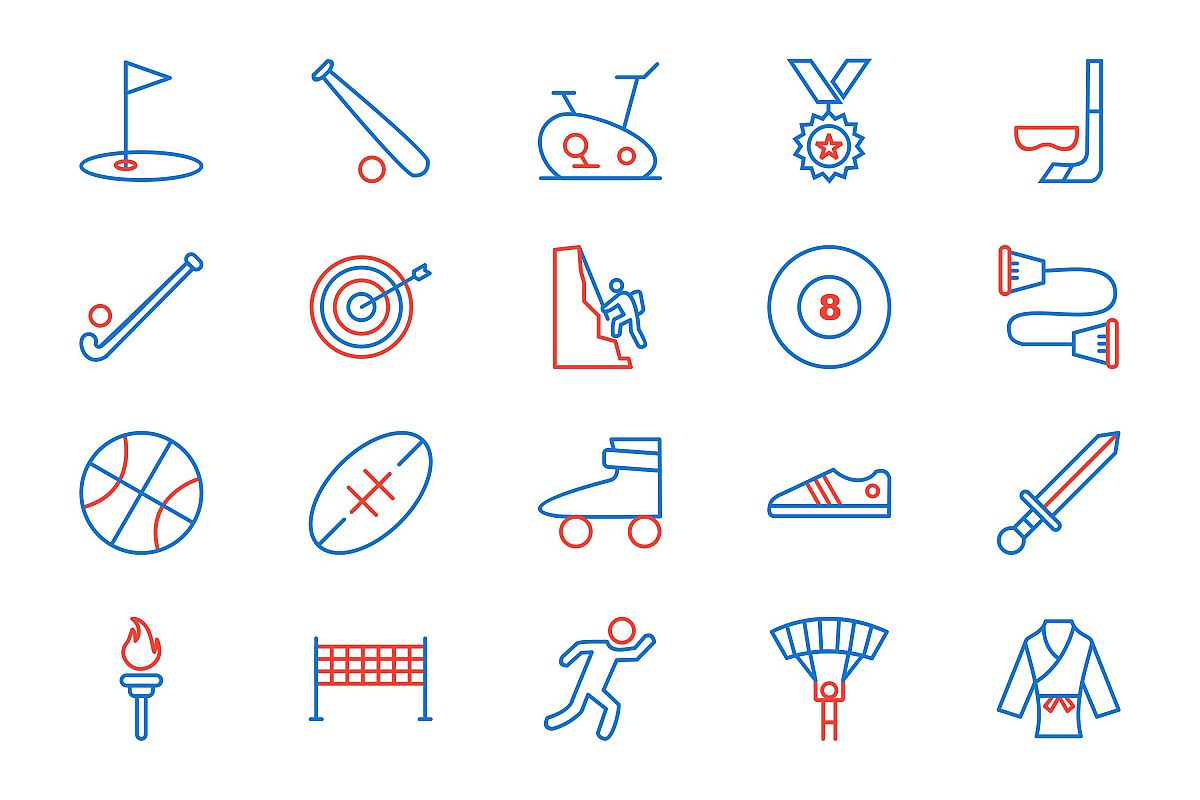 Set Of Sports And Game Icons example image 1