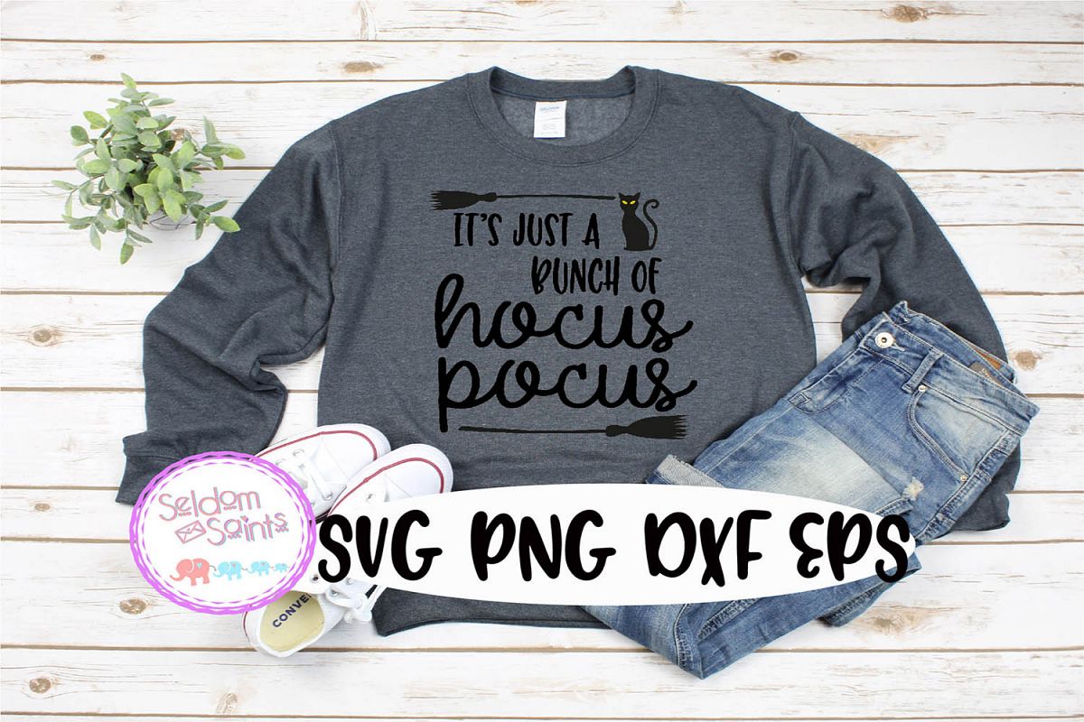 It's just a bunch of Hocus Pocus SVG PNG DXF EPS example image 1