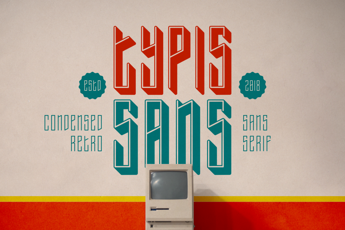 Typis Layered Font example image 1
