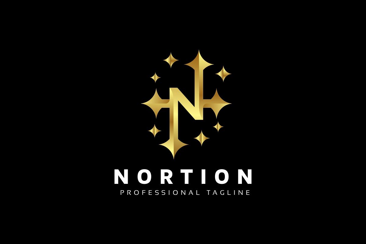 Nortion / N Letter Logo example image 1