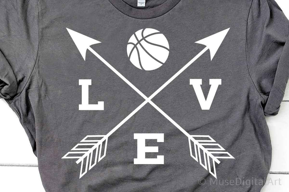 Basketball Svg, Love Basketball Svg, Basketball Mom, Love example image 1