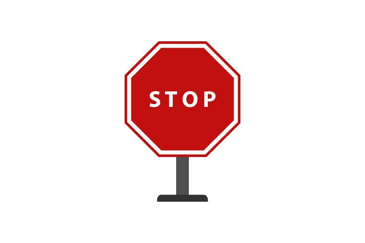 Stop icon example image 1