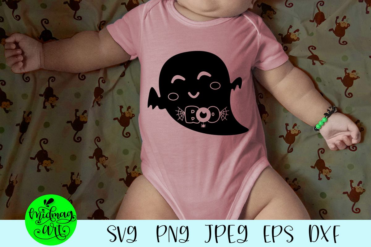 Boo svg, halloween svg example image 1