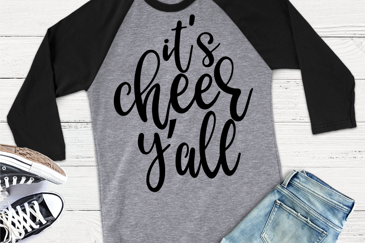 It's Cheer Y'all SVG example image 1