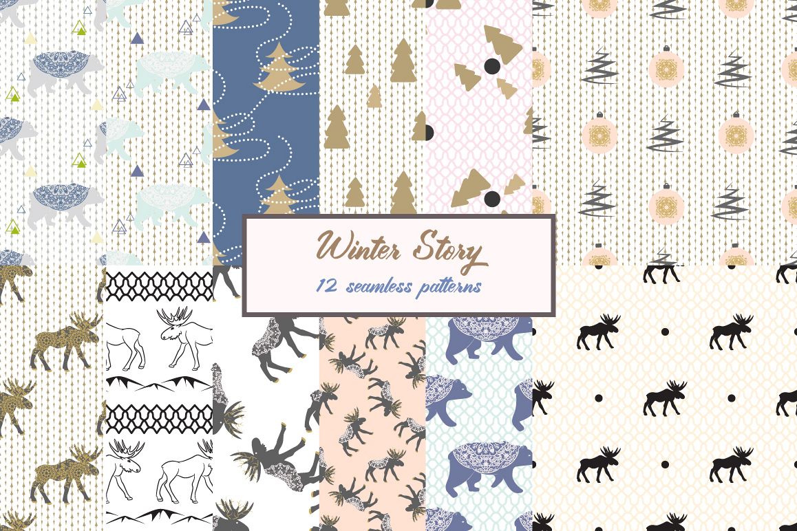 Winter Knitted Patterns example image 1