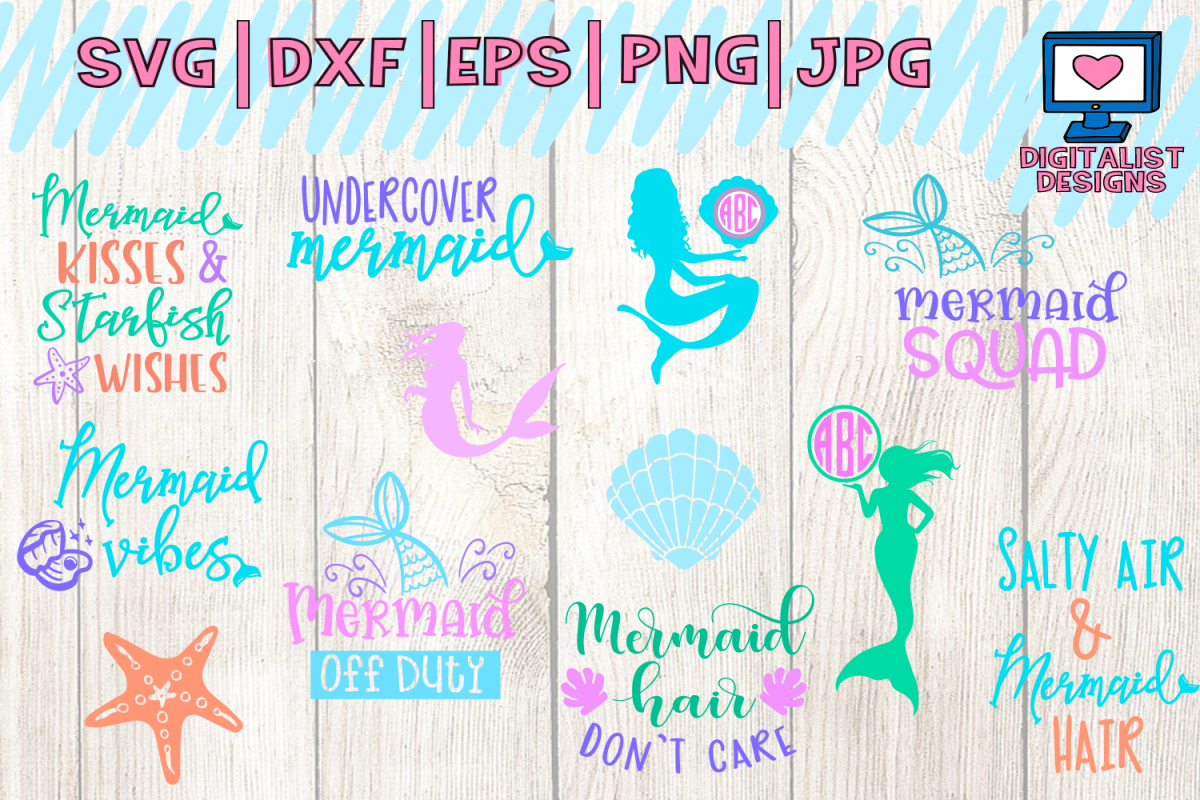 Free Free 79 Monogram Svg Free Mermaid Svg SVG PNG EPS DXF File