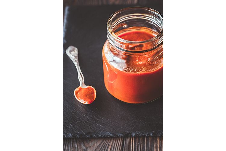 Barbecue sauce in the glass jar example image 1