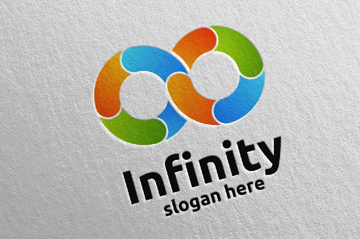Infinity loop logo Design 13 example image 1
