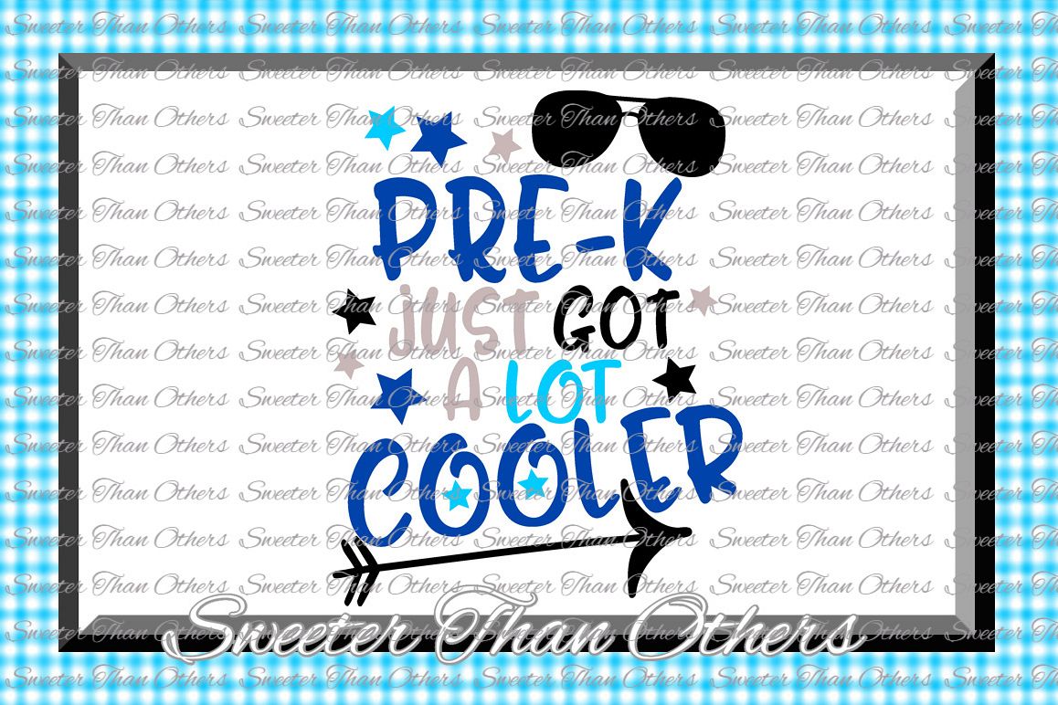 Pre K Cooler SVG Pre Kindergarten cut file Last Day of Schoo example image 1