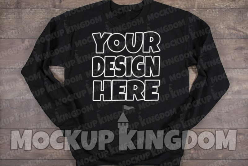 Unisex Crew Neck Sweatshirt Mockup example image 1