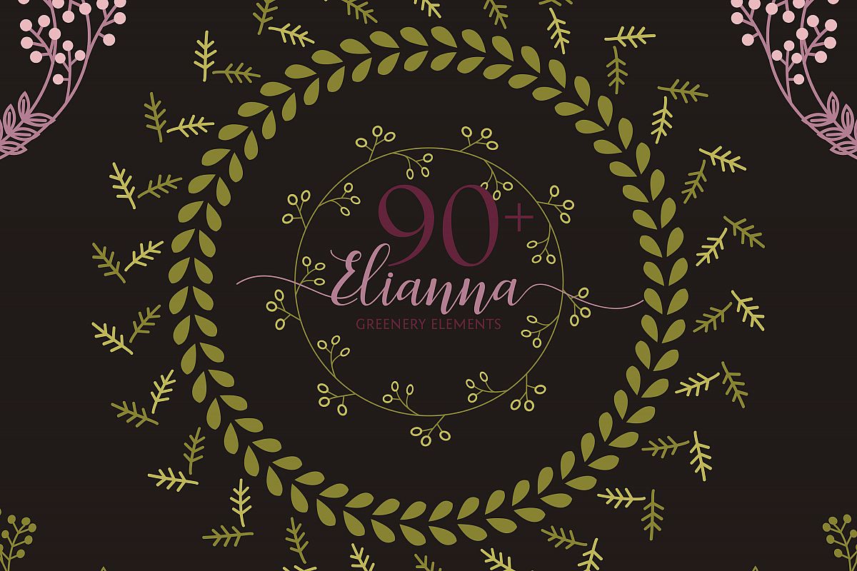 90+ Elianna Greenery Elements example image 1