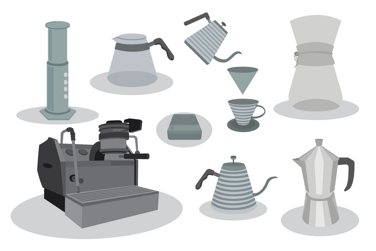 coffee maker vector bundles example image 1