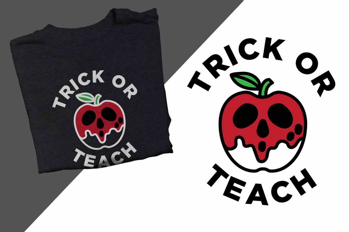 Trick or Teach Halloween Printable example image 1