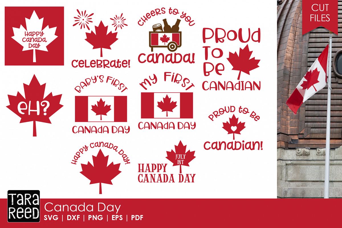 Canada Day - Canadian SVG and Cut Files for Crafters example image 1